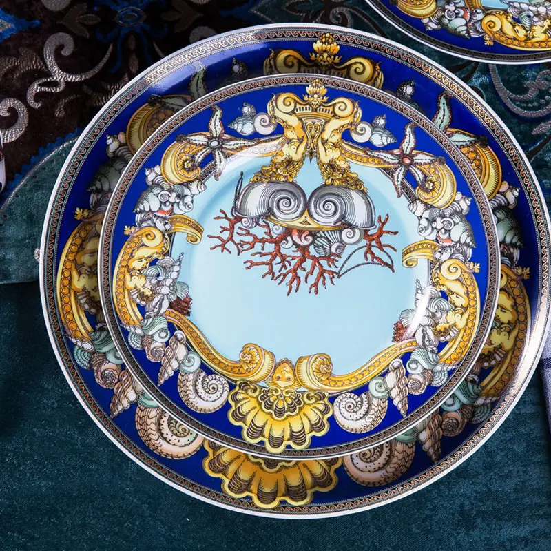 Chinese Style Enamel Bowl And Tableware Set