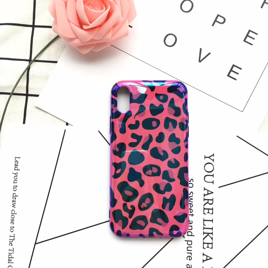 Title 5, Custodia per cellulare in TPU con stampa leopar...