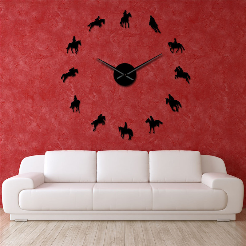 3D Acrylic Mirror Wall Clock, picture 3 of 5