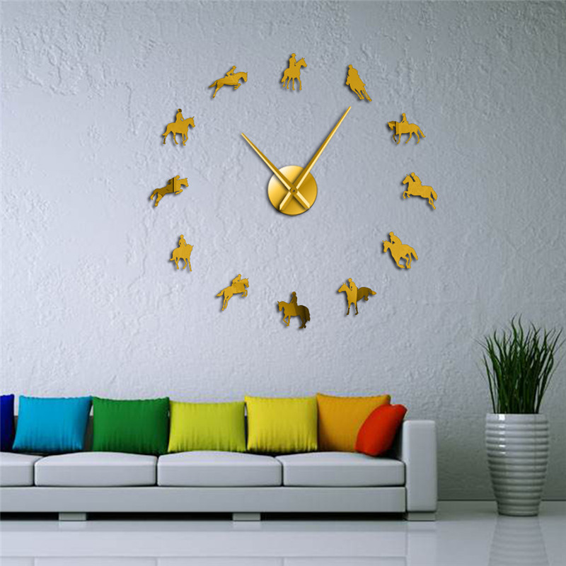 3D Acrylic Mirror Wall Clock, picture 5 of 5