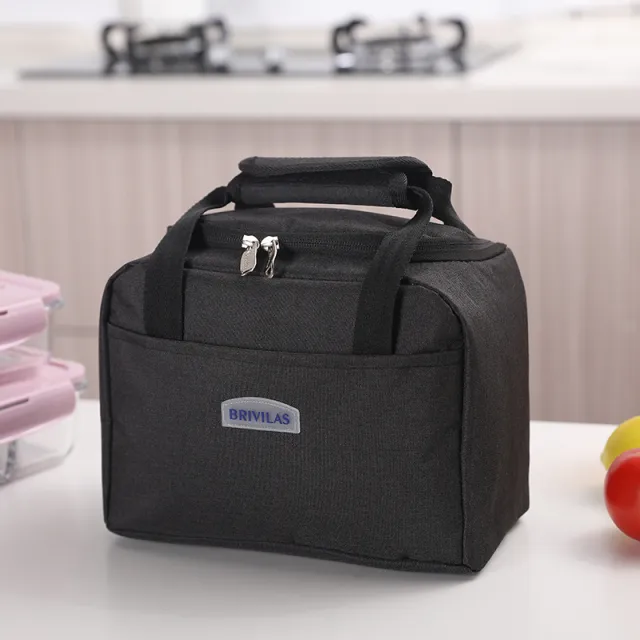Large capacity Waterproof Cold Preservation Outdoor Picnic Bag Black - Shop at LoveMi