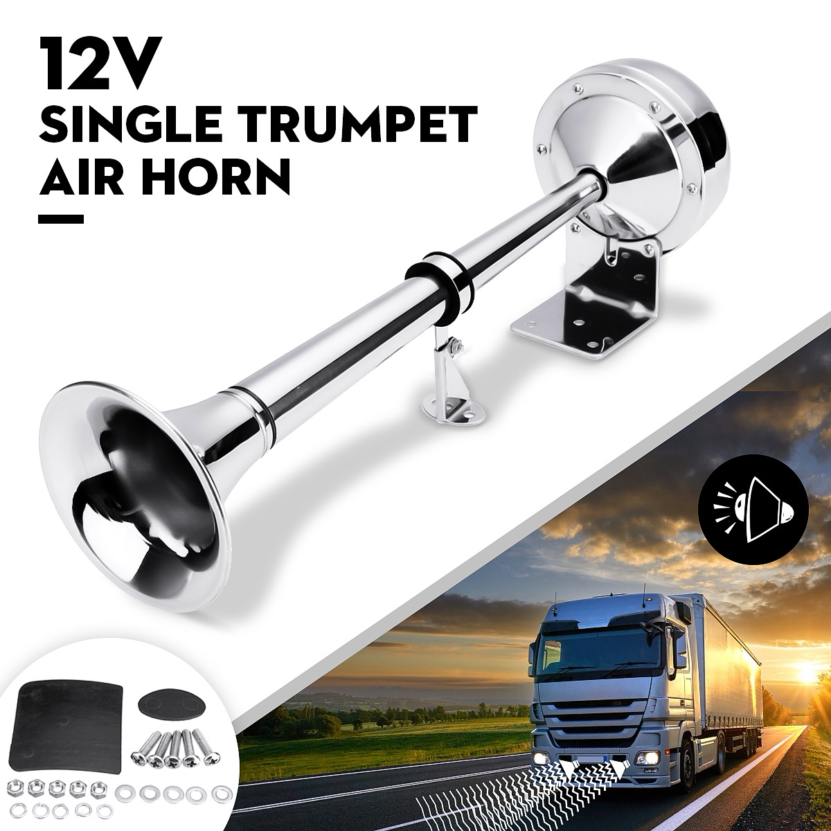 Durable Rust-proof Stainless Steel Car Horn