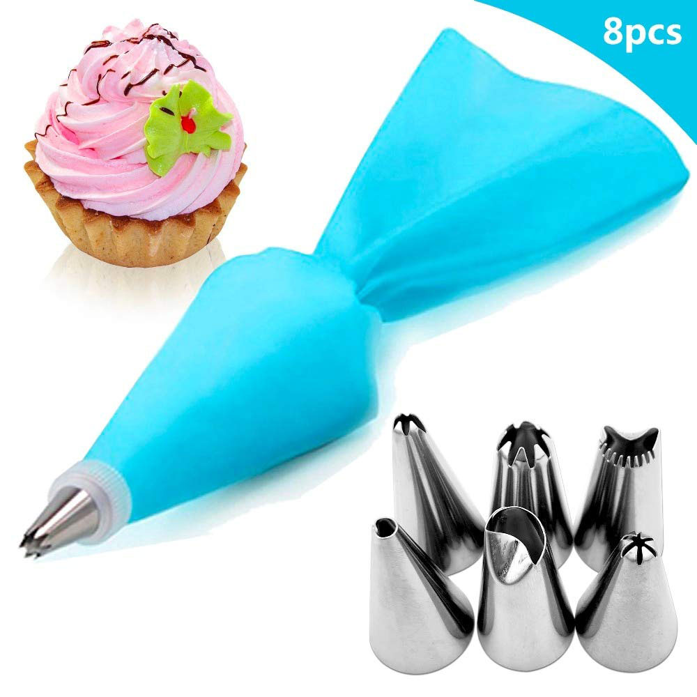 Title 4, Cake Tool 4 Colors 6 Head Decorating Pouch Mouth