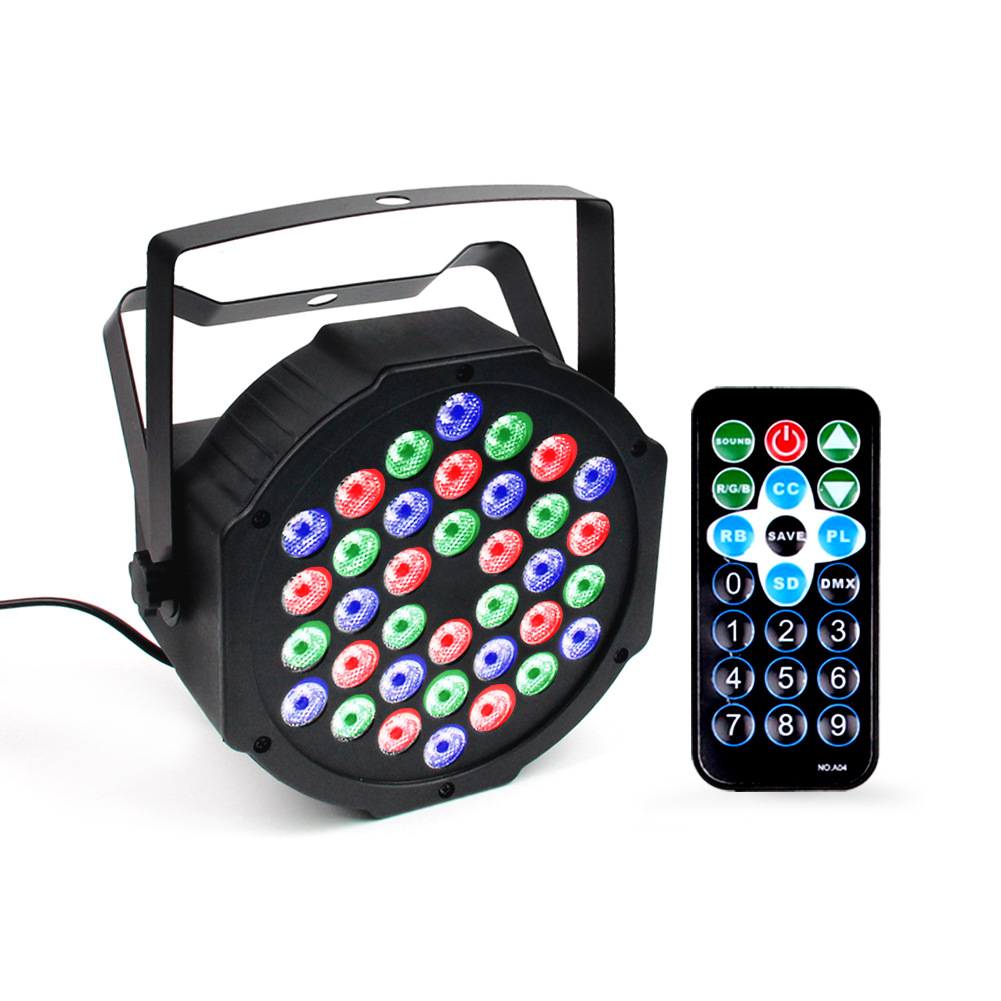 Title 4, 36pcs LED Full Color Par Light Stage Projectio...