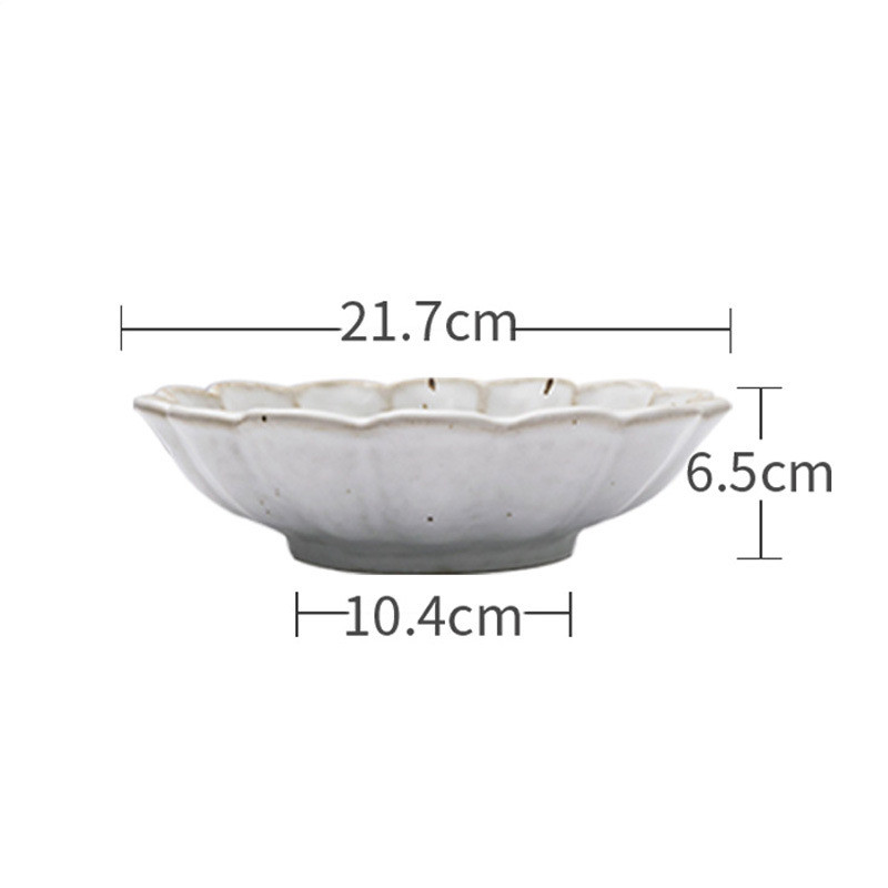 Title 4, Home Ceramic Bowl Creative Fish Plate Ceramic P...