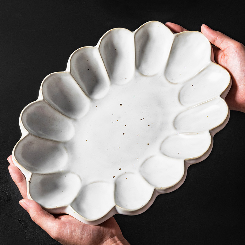 Title 9, Home Ceramic Bowl Creative Fish Plate Ceramic P...