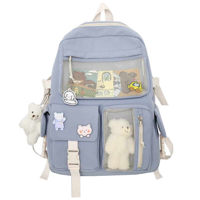 Title 8, Large Capacity Multi-pocket School Bag Perfect ...