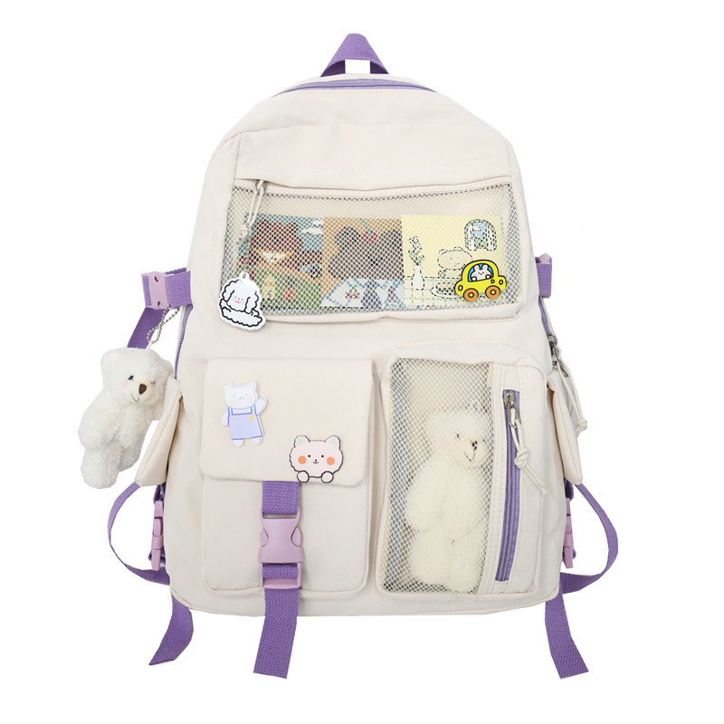 Title 10, Large Capacity Multi-pocket School Bag Perfect ...