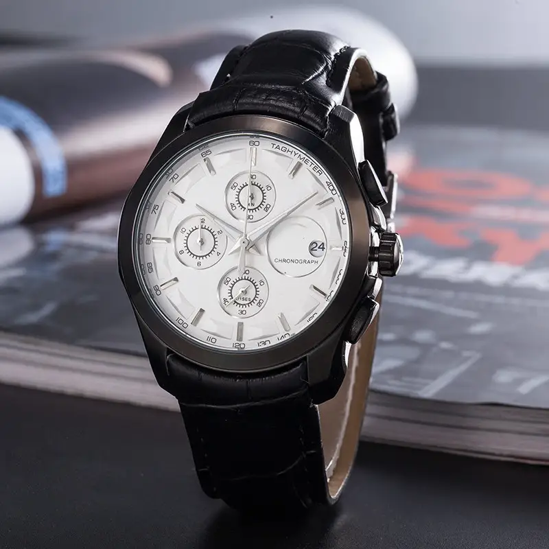 Foreign Trade Quartz 6-Pin Quartz Second Running Watch