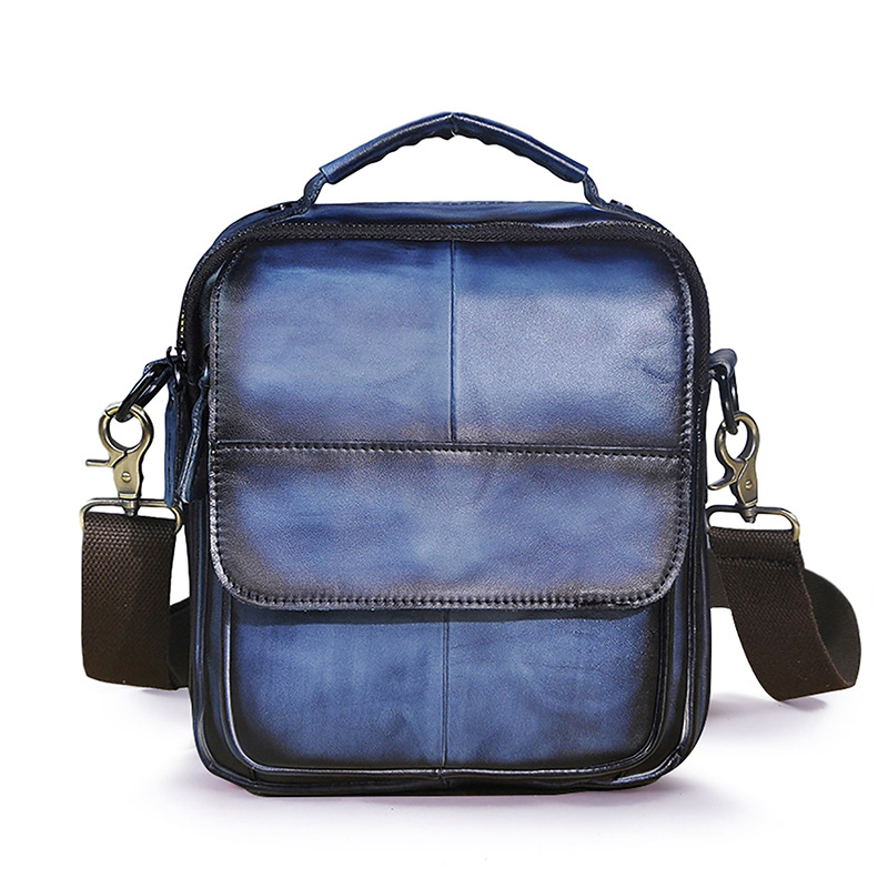 Title 2, Originale Herren Messenger Tote aus Leder