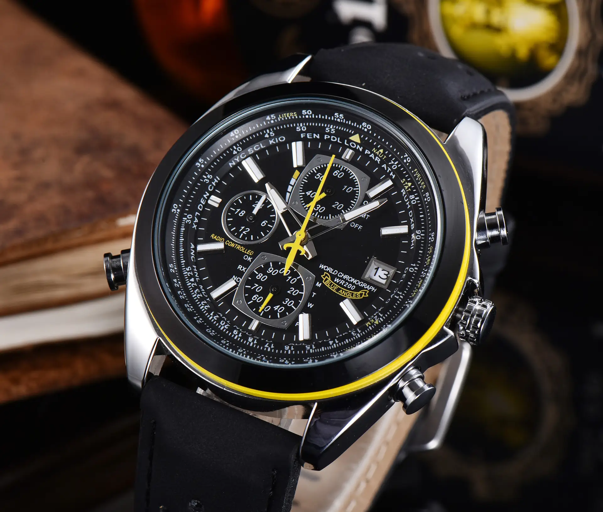 1 Foreign Trade Wis Products Men's 6-Pin Belt Quartz Watch