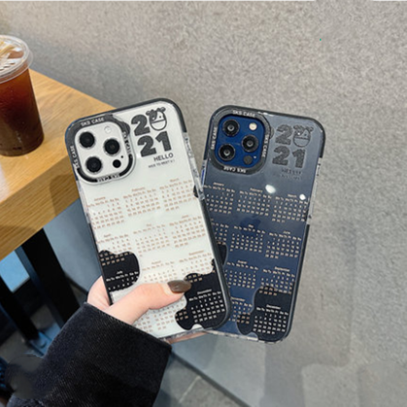 Compatible with Apple , Original Calendar Two-color Hardened Protective Cover - Image 2