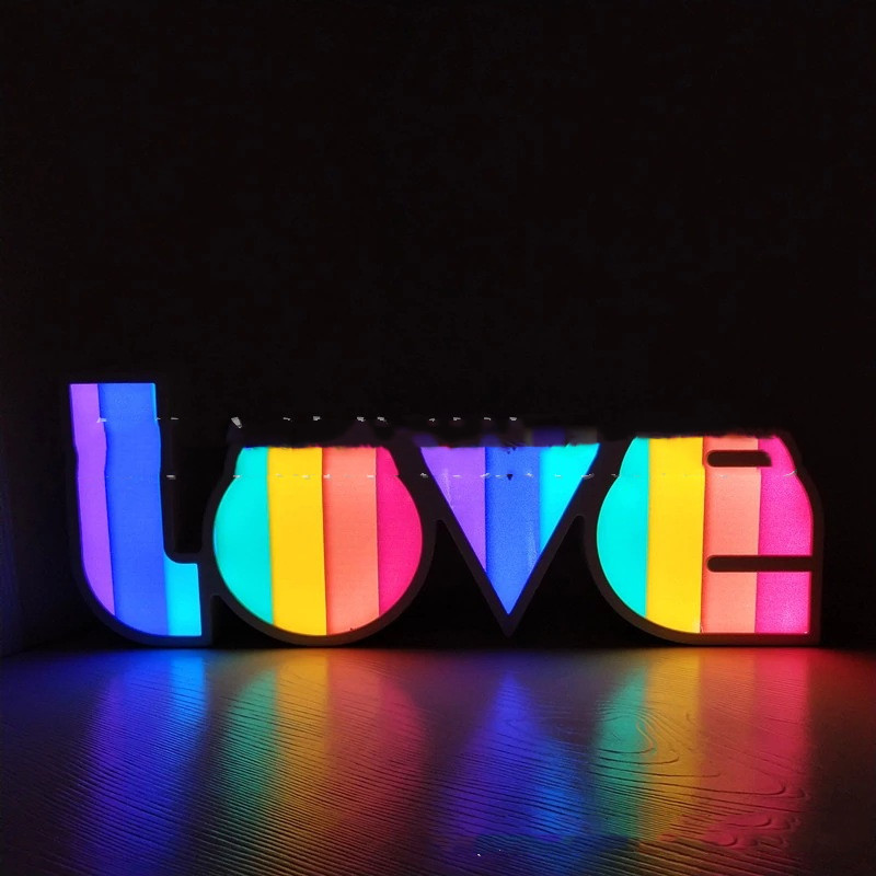 LED Letter Night Light, picture 3 of 4