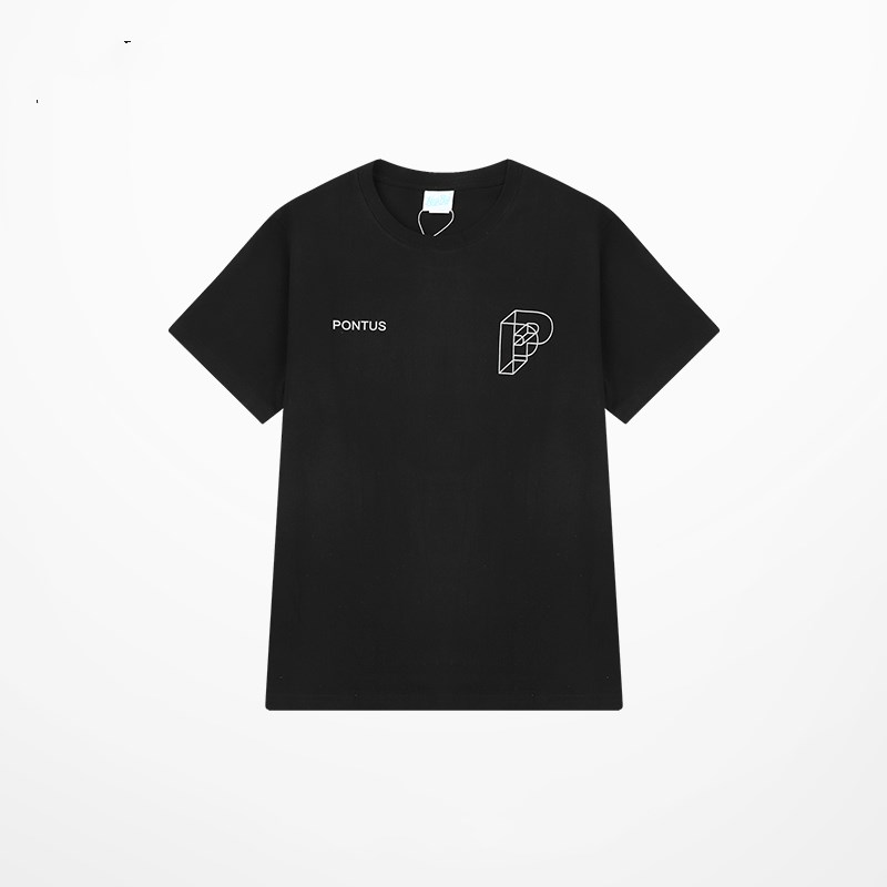 Street Retro National Trend Hip-hop Print Short Sleeve