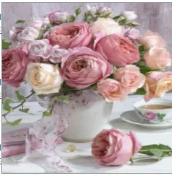 Diamond Painting Peony Flower Resin Full Drill Magic Square Round Drill 40X50Cm - Shop at LoveMi