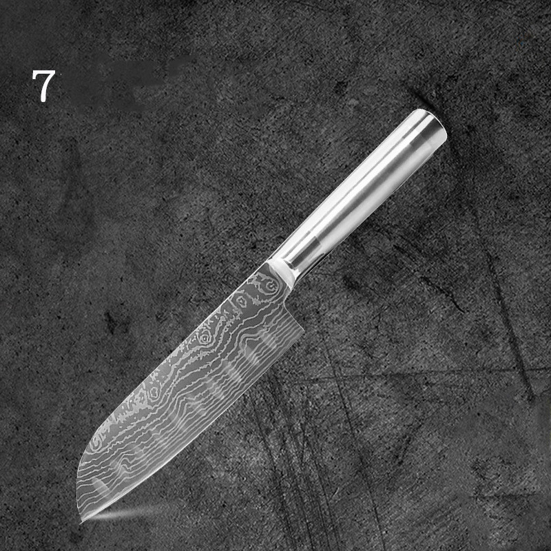 Title 9, The New Stainless Steel Knife Straight Handle H...