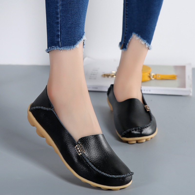 Title 3, Leather Soft Sole Non-Slip Women