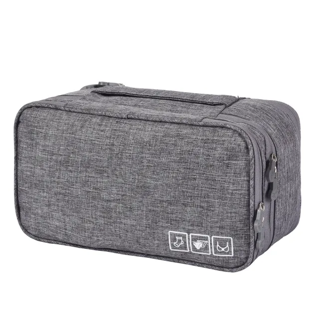 Underwear Panties Socks Storage Bag Waterproof Cationic Bra Bag Grey - Shop at LoveMi
