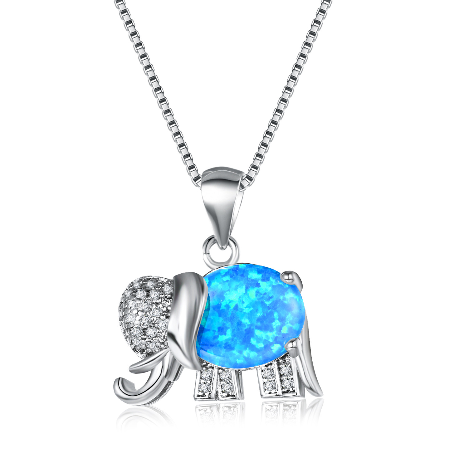 European And American Style Big Exaggerated Elephant Animal Pendant