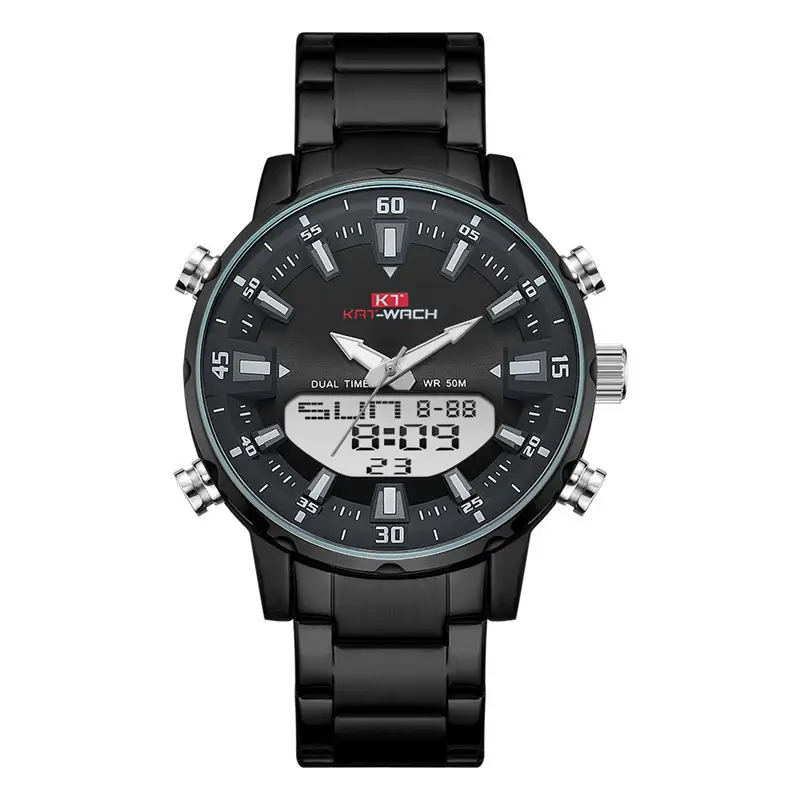 Dual Movement Luminous Large Dial Watch