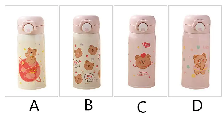 Cartoon Cute 304 Stainless Steel Vacuum Flask