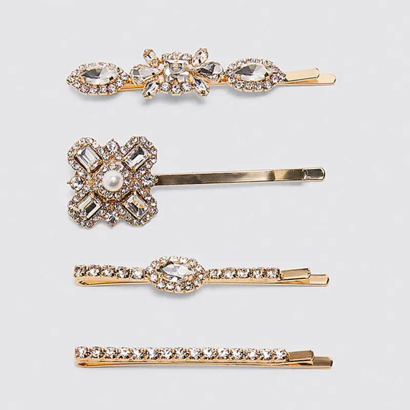 European And American New Retro Pearl Hairpin Women