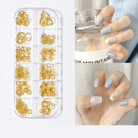 Pearl Butterfly Nail Patch Art Jewelry Set