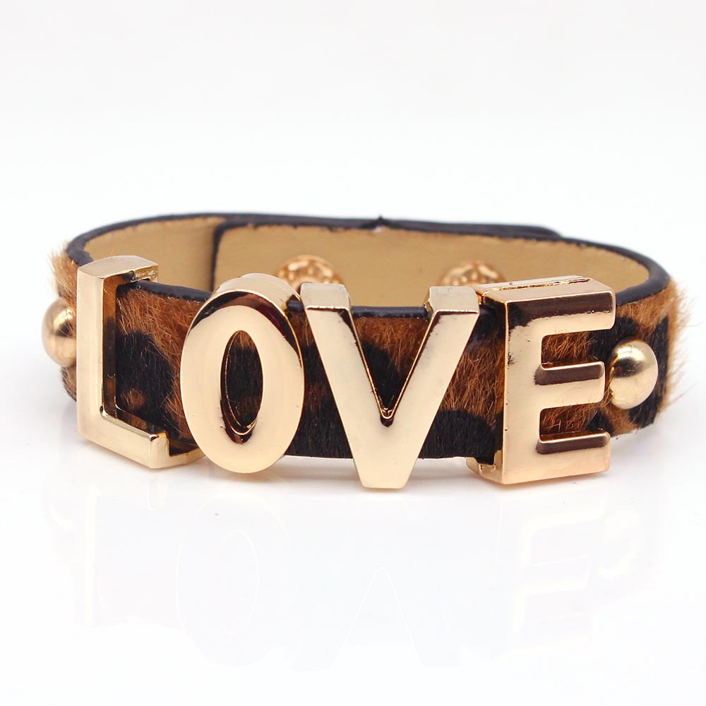 Exaggerated Nightclub Wild Personality LOVE Bracelet