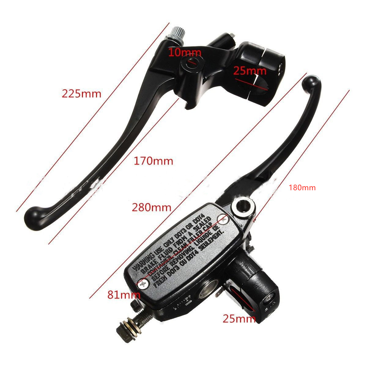 Motorcycle Handle Clutch Handbrake Pump — foto 4