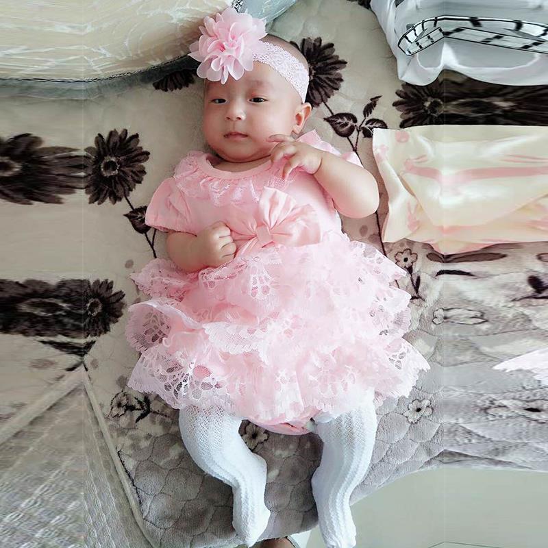 Newborn Baby Cotton Dress Full Moon Dress Skirt