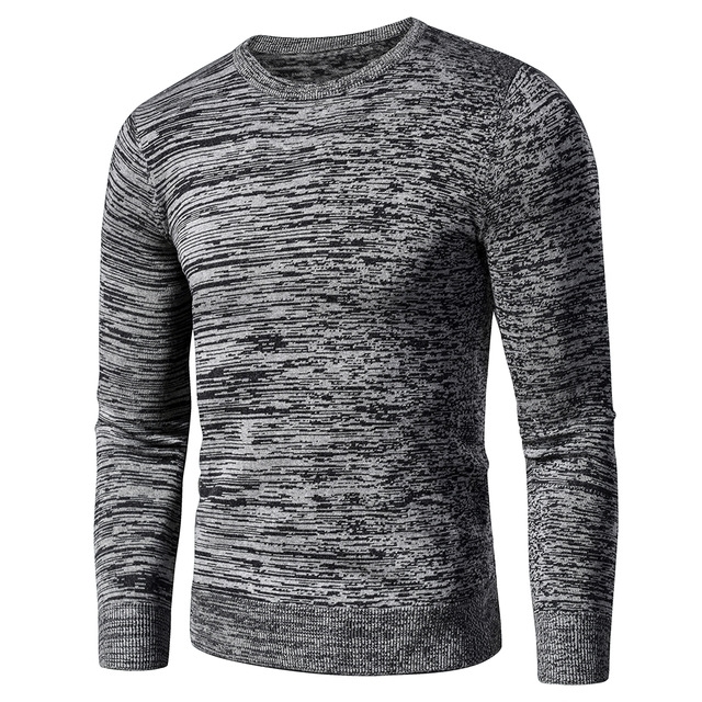 Slim Fashion Men Sweater Jacket Warm Soild Casual New Winter