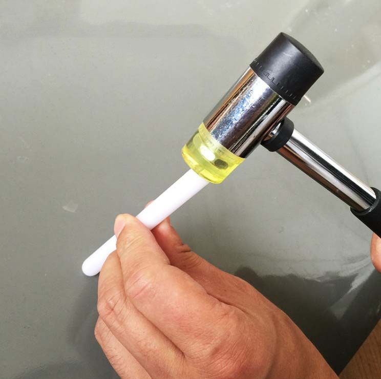 Auto Sheet Metal Repair Tool Hammer Rubber Hammer Depression Repair — foto 4