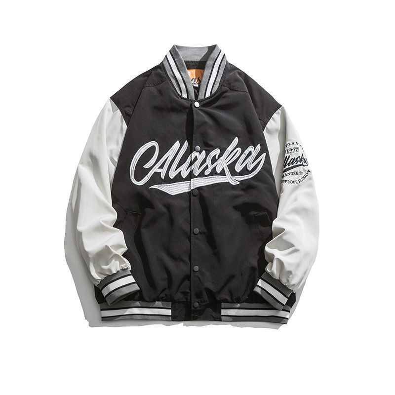 Title 4, Vintage Embroidered Baseball Jacket Short Jacke...