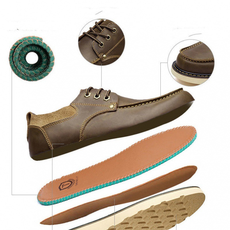 Men's Casual Shoes British Retro Big Head Martin Shoes