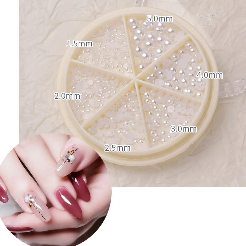 Nail Jewelry Mix and Match Rhinestone Pearl Diamonds