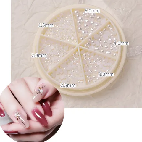 Nail Jewelry Mix and Match Rhinestone Pearl Diamonds