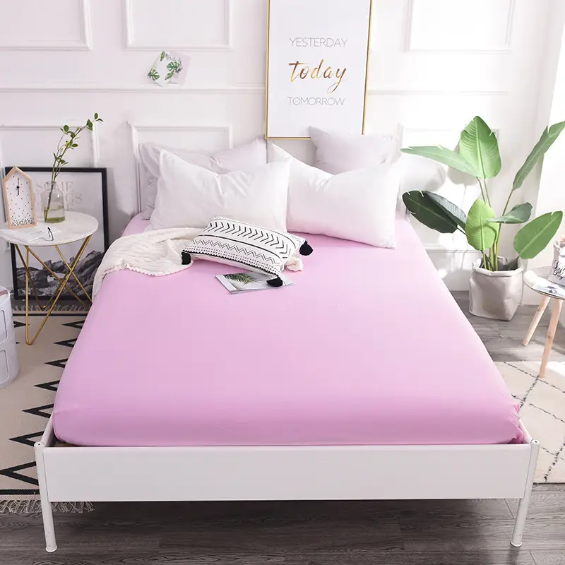 New Style Cotton Color Bed Sheet Cotton Student Dormitory Mattress Protector