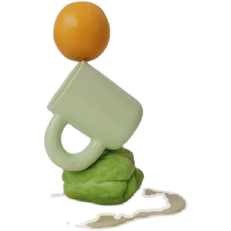 Thick Handle INS Nordic Niche Coffee Mug