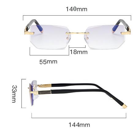 Title 1, Frameless Older and Younger HD Reading Glasses