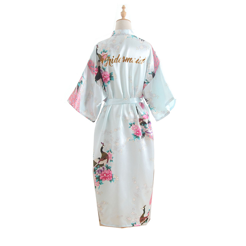 Title 6, Bridesmaid Imitation Silk Dressing Gown Dressin...