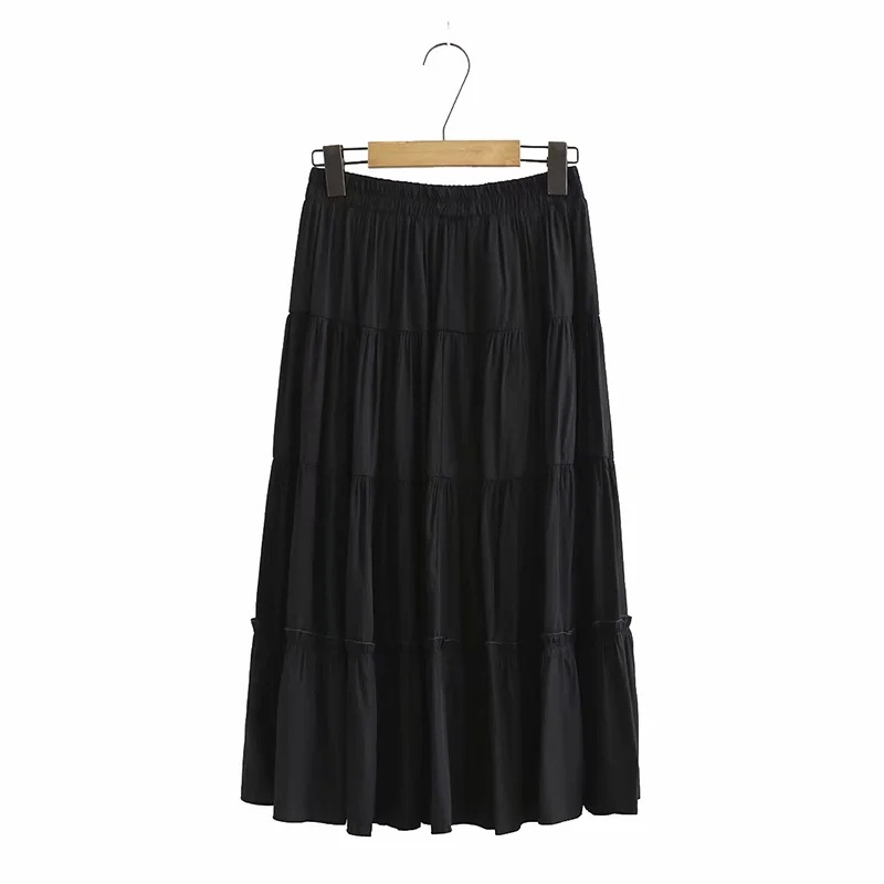 Title 6, Zussen midirok met hoge taille en A-lijn — Stij...