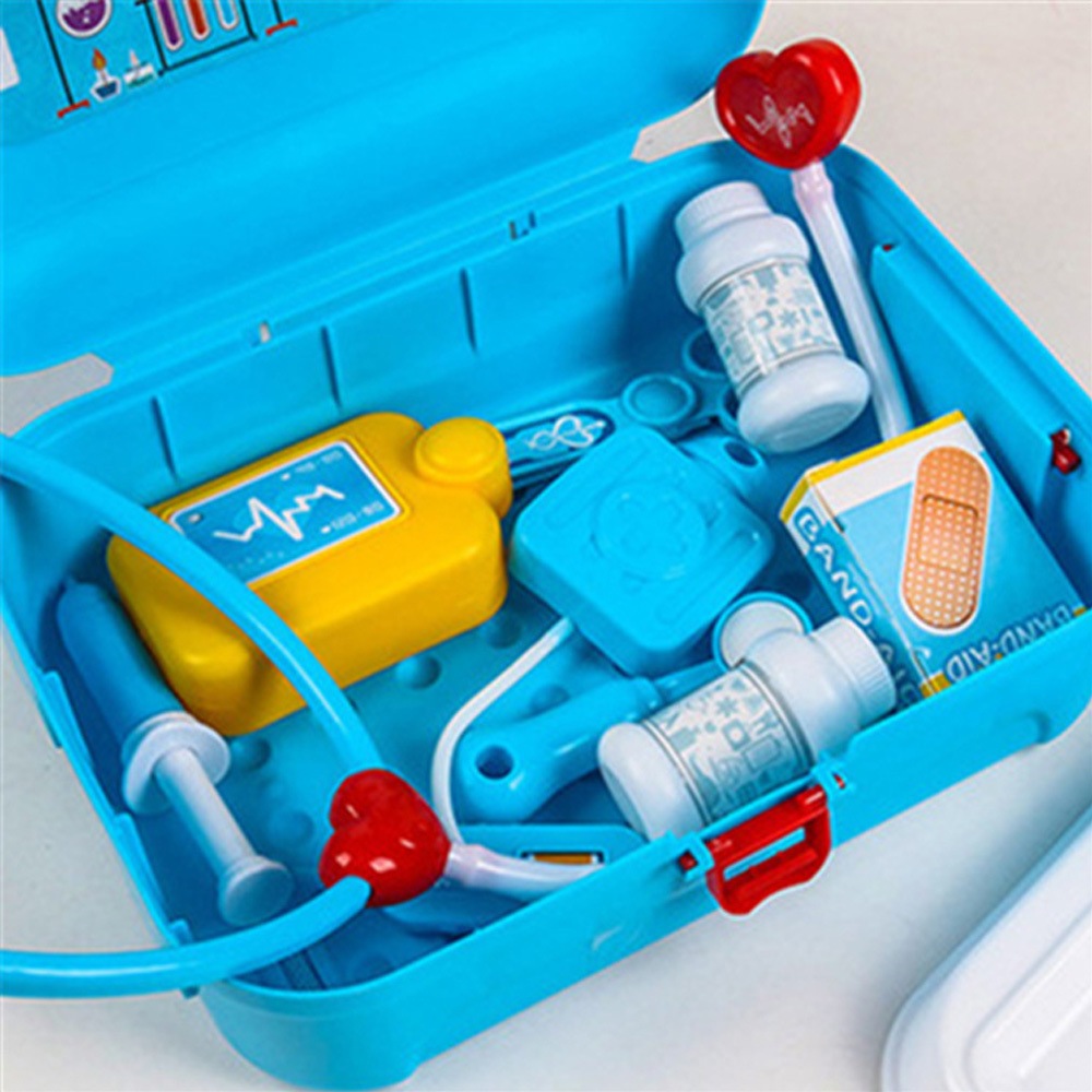 BleuRibbon Baby - 17PCS Children Pretend Play Doctor Toy Set with Medical Tools