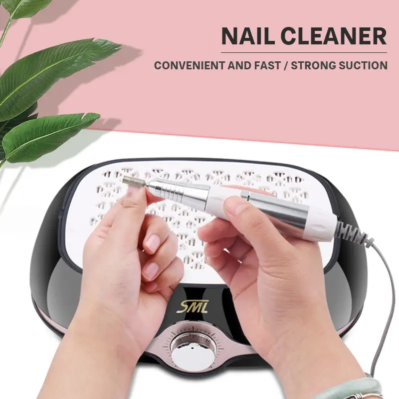 Manicure Dust Collector With Screw-on Filter