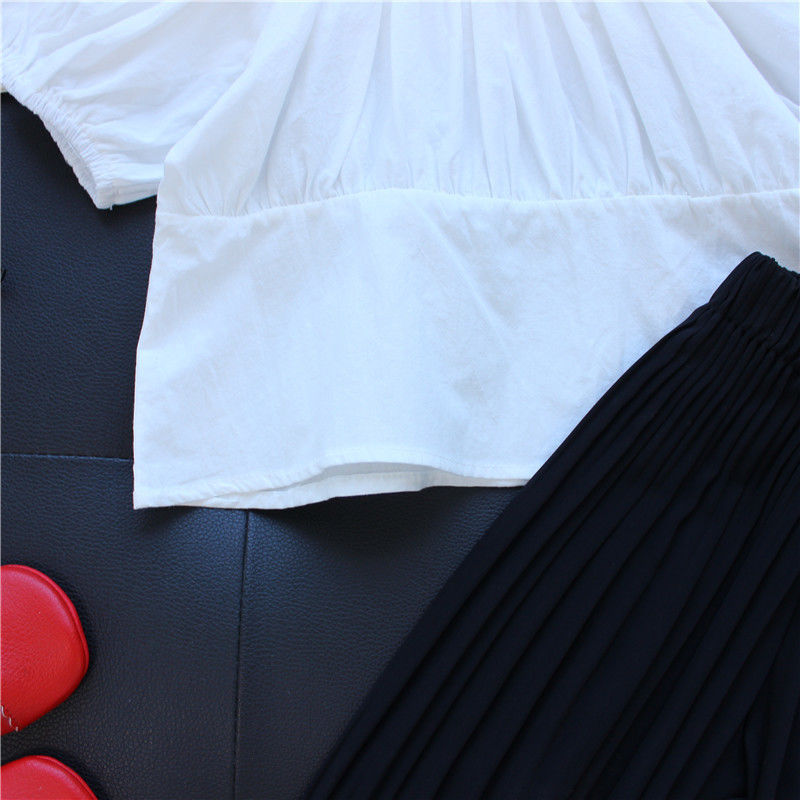 Korean Version Of Children's Baby Summer Net Red Two-Piece Little Girl Clothes