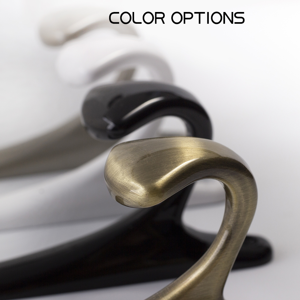 خطاف معطف بسيط بتصميم خطاف فردي للحوائط والخزائن الداخلية وغرف النوم