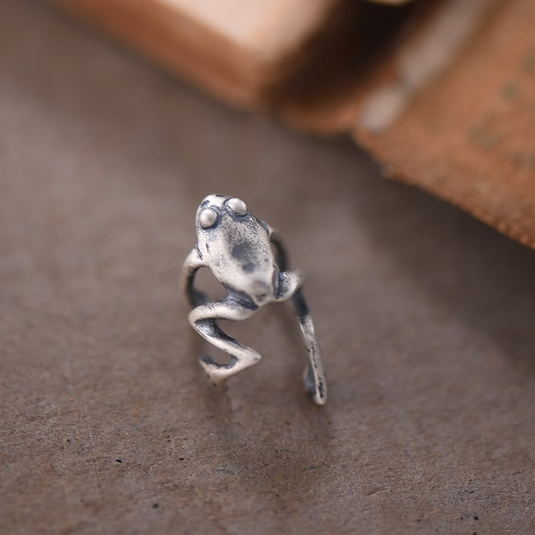 Non-Perforated Frog Ear Clip Alternative Personality Ear Expander