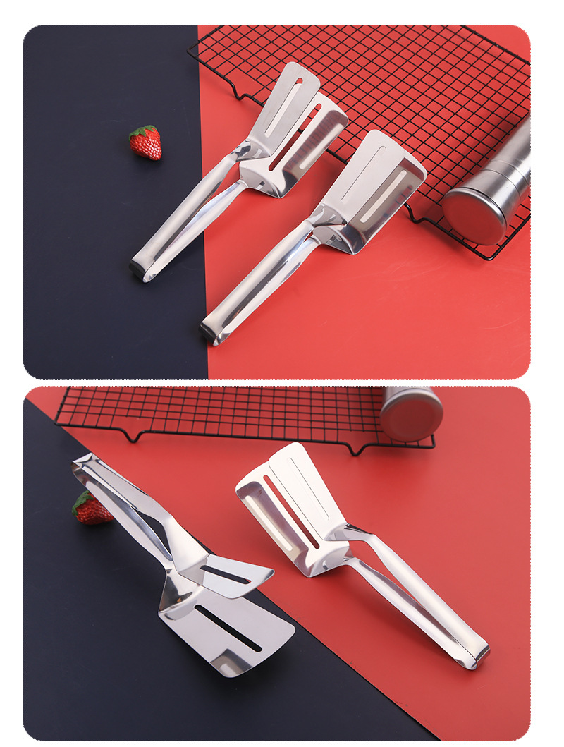 Stainless Steel Kitchen Household Pancake Fish Barbecue Clip