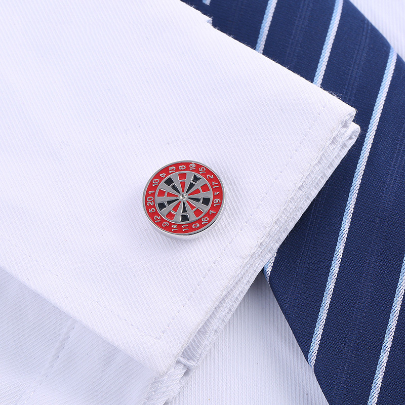 Copper Archery Target Cufflinks, picture 3 of 5
