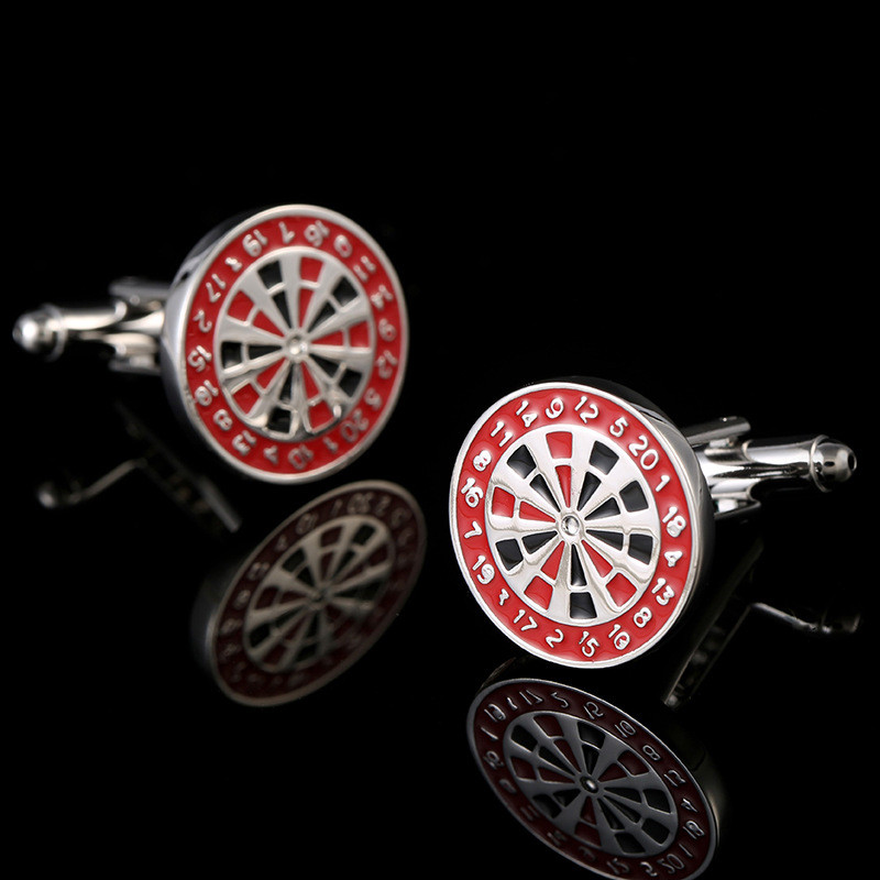 Copper Archery Target Cufflinks
