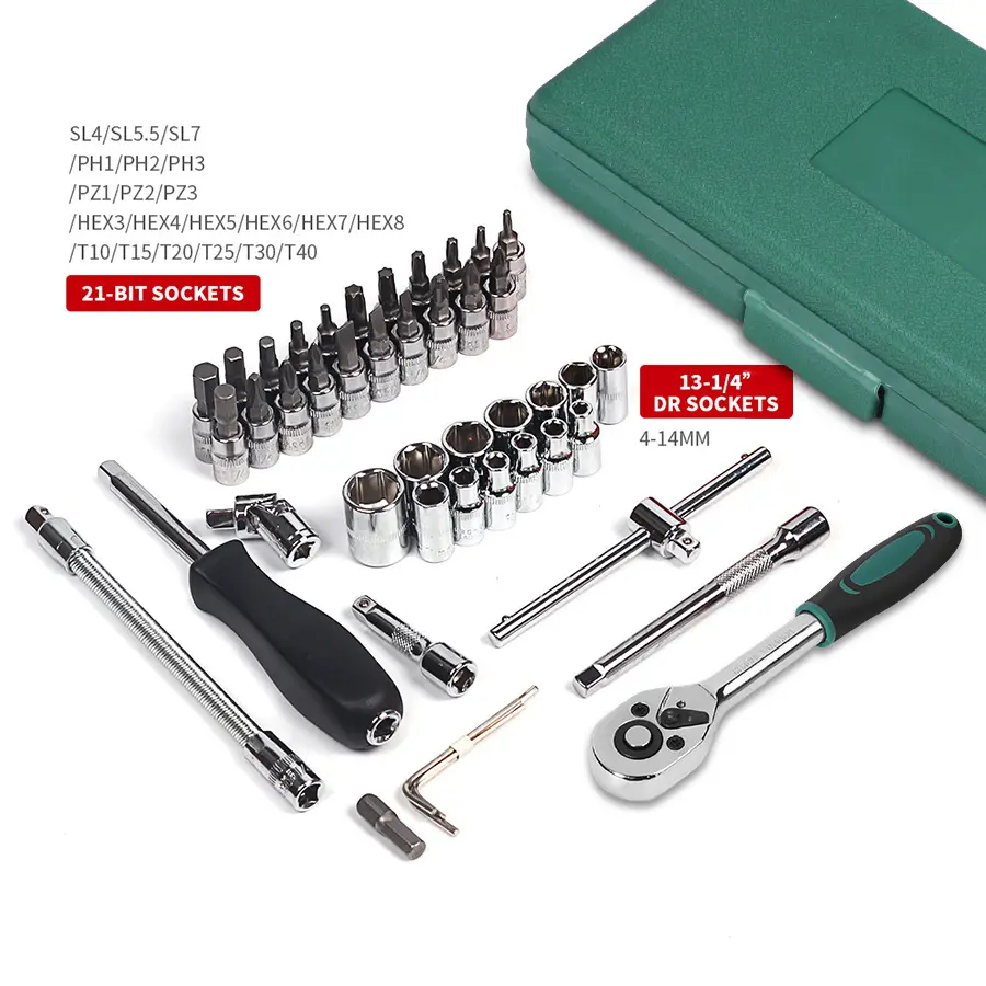 Car Repair Tool Inch Socket Set Ratchet